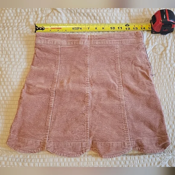 Altar'd State - Pink Corduroy Women's Skirt - Picture 2 of 7